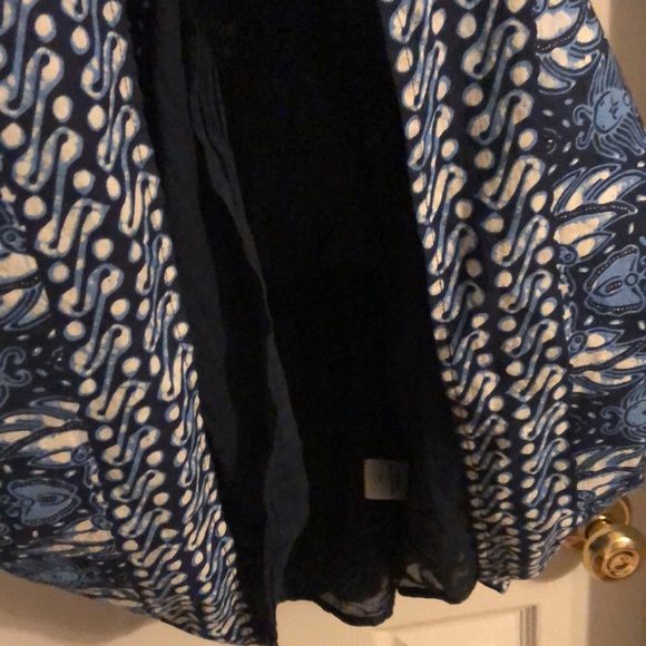 Love the Label Anthropologie Puff Sleeve Cassie Mini Dress in Butterfly Blue - Picture 13 of 16